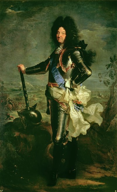 Porträt von Ludwig XIV. (1638-1715) von Hyacinthe Francois Rigaud